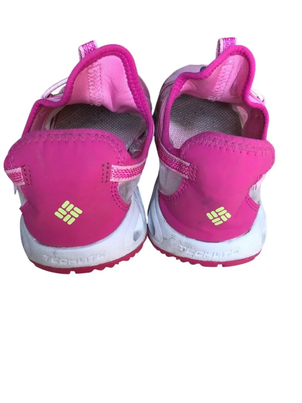 Columbia Okolona Youth Girls 3 Outdoor Water Shoes Hiking Pink Techlite Sole Lig